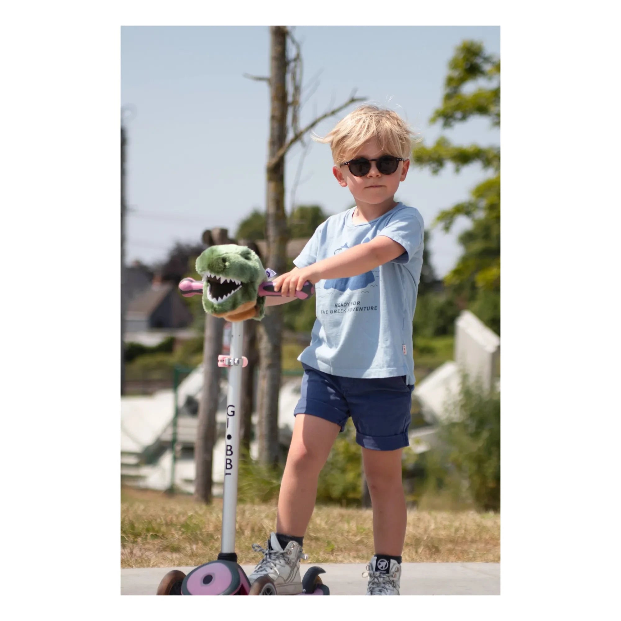 Wild & Soft - T-Rex Scooter Helmet | Green
