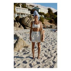 Studio Noos - Striped Beach Bag | Pale Yellow
