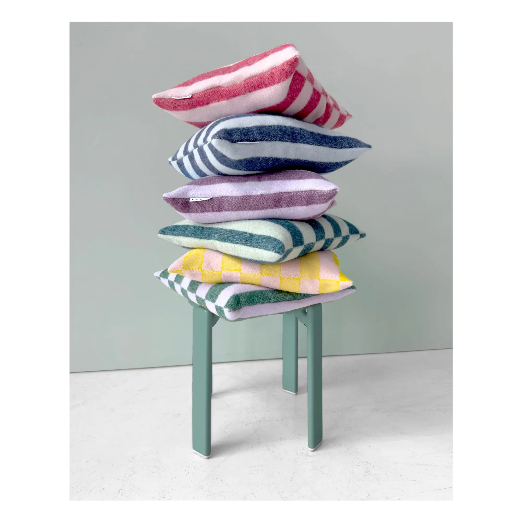 Maison Deux - Candy Wrap Pillow Cover | Cherry Red