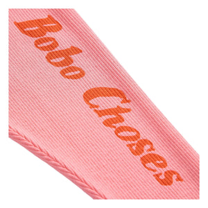 Bobo Choses - Ribbed Legging Bobo Choses Organik Pamuk | Pembe