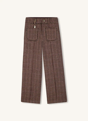 Chloé - Checked Trousers | Brown