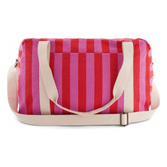 Rose in April - Raphaël Striped Baby Care Bag | Pink