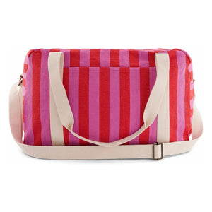 Rose in April - Raphaël Striped Baby Care Bag | Pink