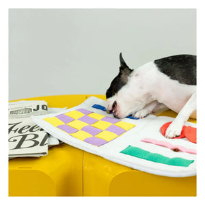 The Furry Folks - Multicolored Newspaper Print Rattle Toy