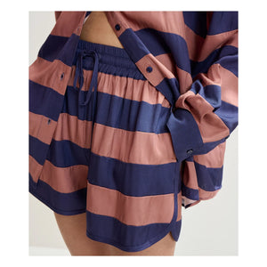 Essentiel Antwerp - Jalana Striped Shorts | Blue
