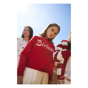 birinit - Chili Birinit organic cotton sweatshirt | Red