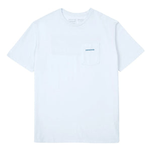 Patagonia - Boardshort Logo Pocket Recycled T-Shirt | Light Blue