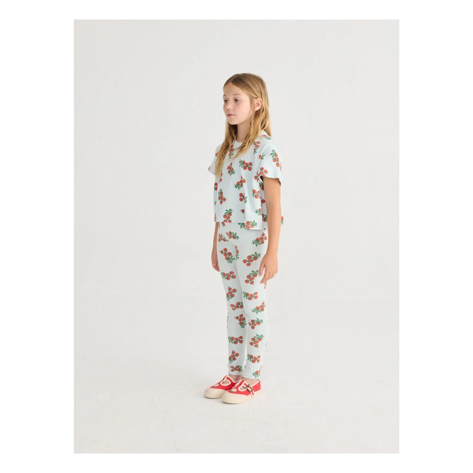 Bobo Choses - Organic Cotton Tomato Leggings | Light Blue