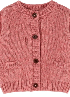 Emile et Ida - Merino Wool Cardigan | Pink