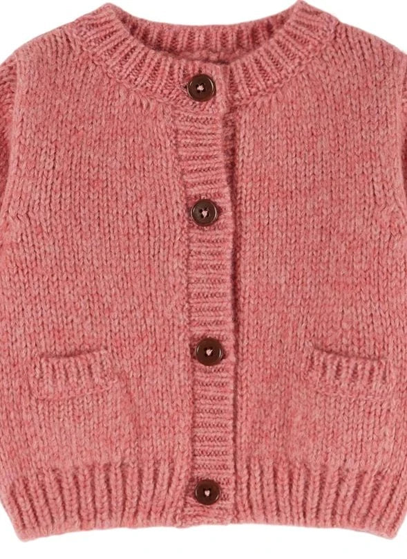 Emile et Ida - Merino Wool Cardigan | Pink