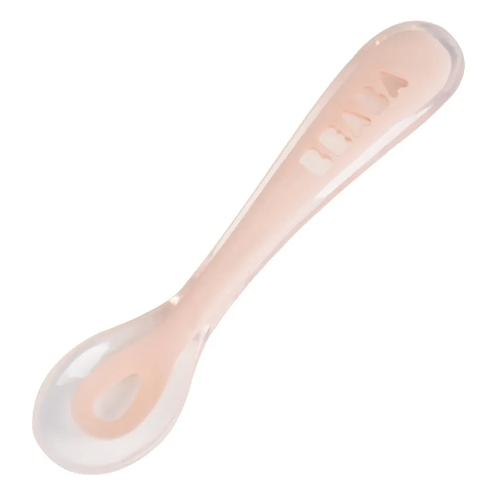 Béaba - Soft Silicone Spoon | Light Pink
