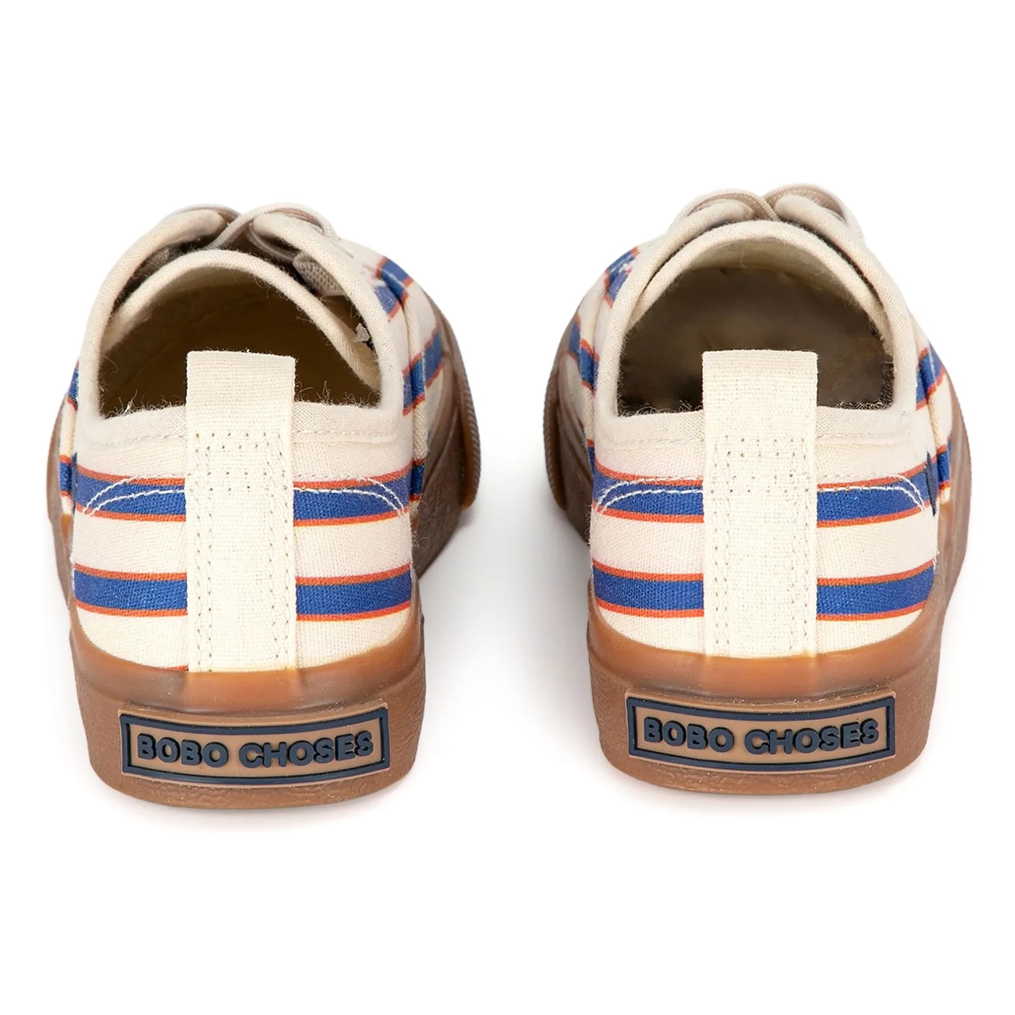 Bobo Choses - Striped Lace-Up Sneakers | Blue