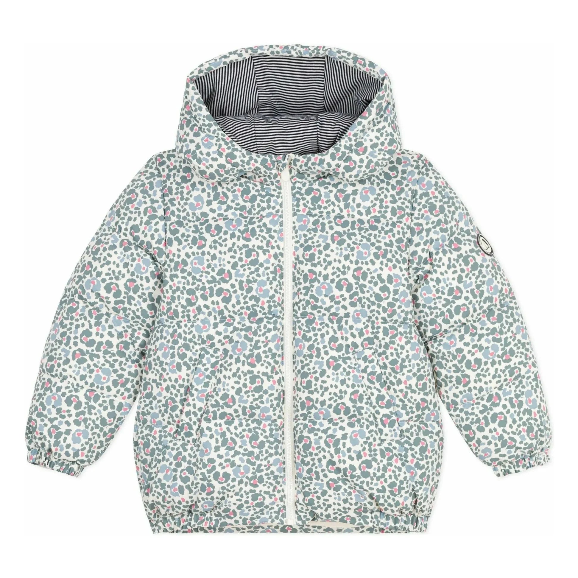 Petit Bateau - Floral Pattern Inflatable Jacket | Ecru