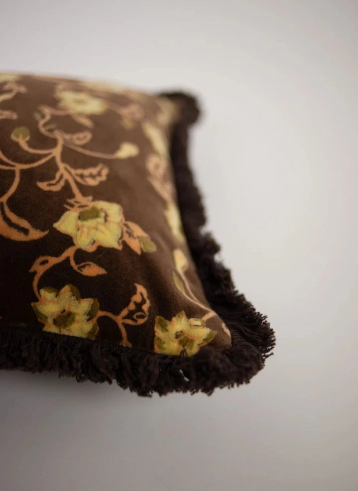 Olsson & Jensen - Maribel Velvet Cushion Cover | Chocolate