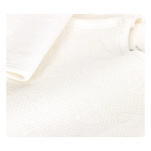 Petit Bateau - Organic Cotton Sleeper Pajamas | White