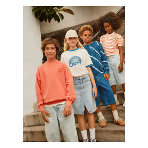Molo - Raki Striped Organic Cotton Polo Shirt | Light Pink