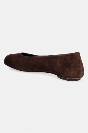 Weekend Max Mara süet balerin ayakkabılar