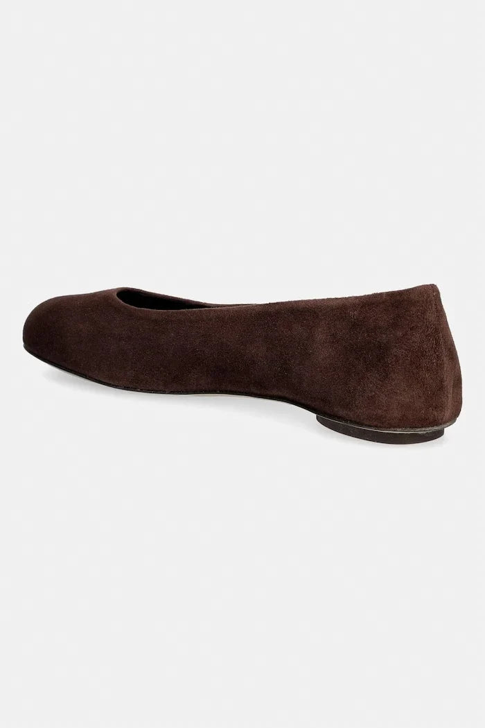 Weekend Max Mara süet balerin ayakkabılar
