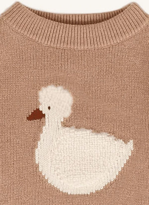 Donsje - Denna Duck Merinos Yün Kazak | Hazel