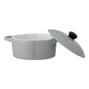 Bloomingville - Stoneware Serving Plate | Grey