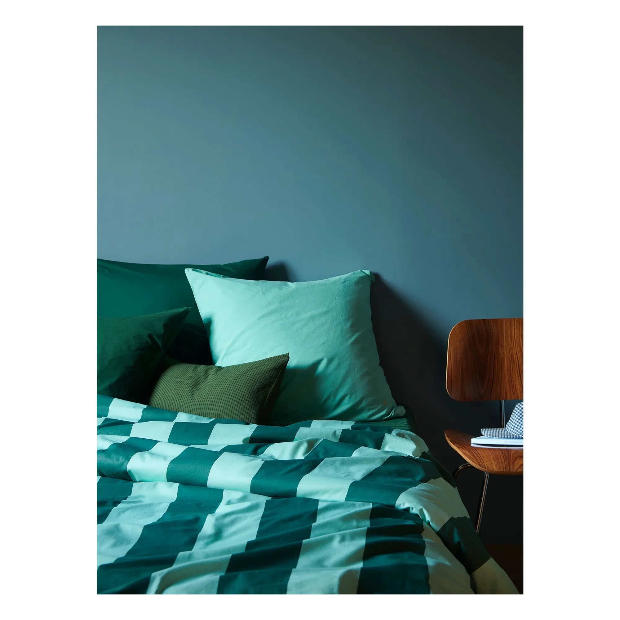 La cerise sur le gâteau - Striped Bedding Set Malo | Turquoise