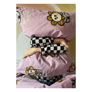 Studio Loco - Organic Cotton Floral Duvet Cover Set | Lilac