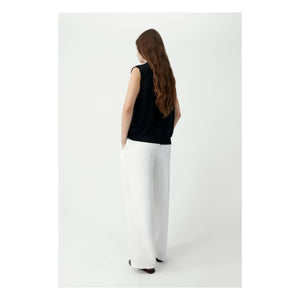 Cordera - Sleeveless Cardigan | Black