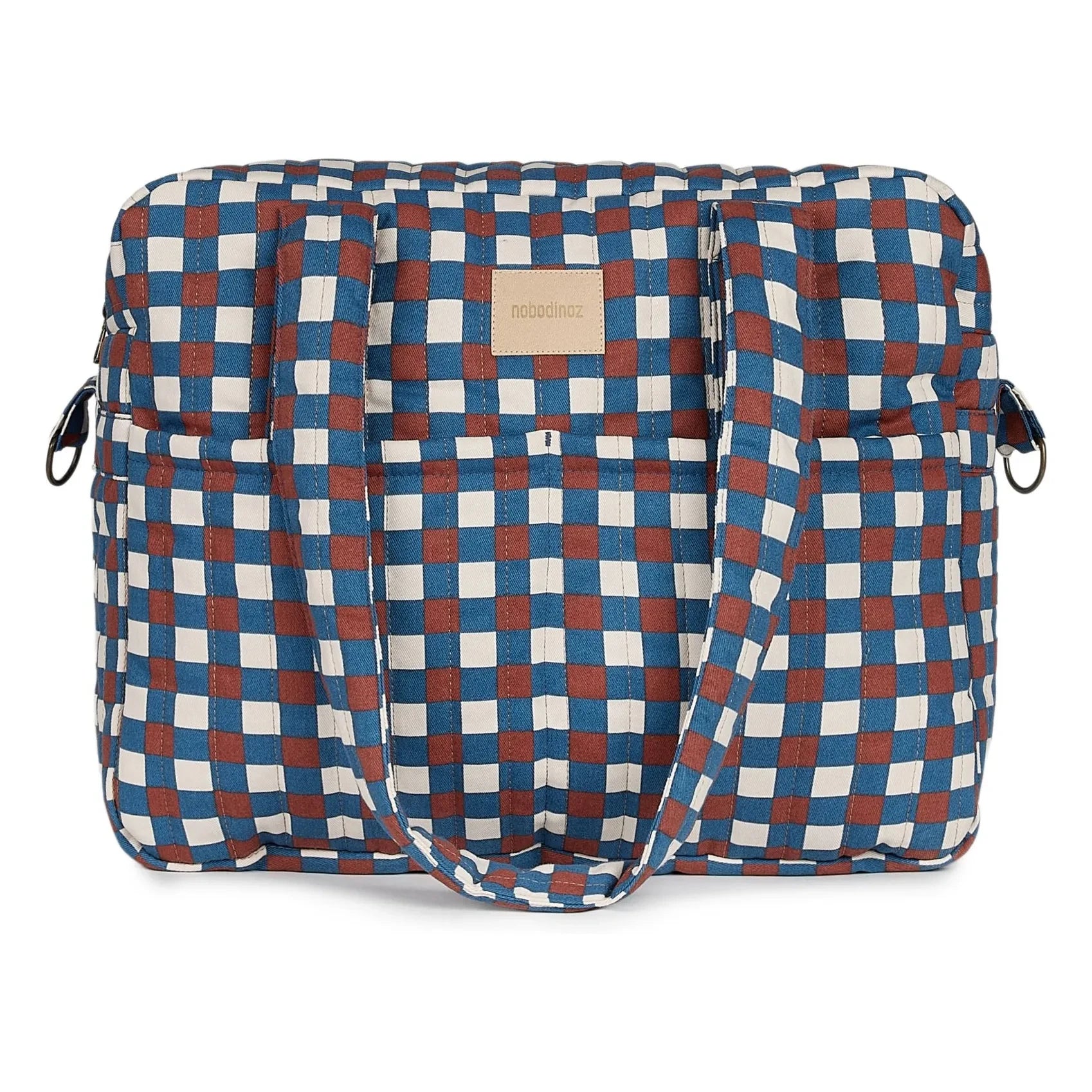 Nobodinoz - Hyde Park Mosaic baby care bag | Blue