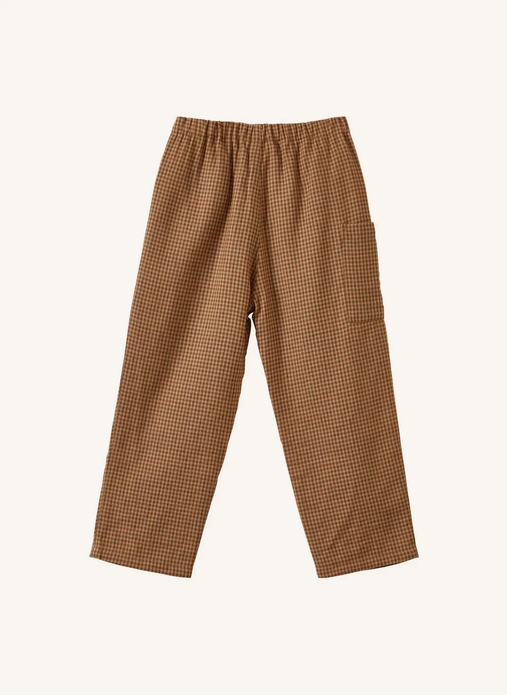 Caramel - Chestnut Color Linen Pants | Pas