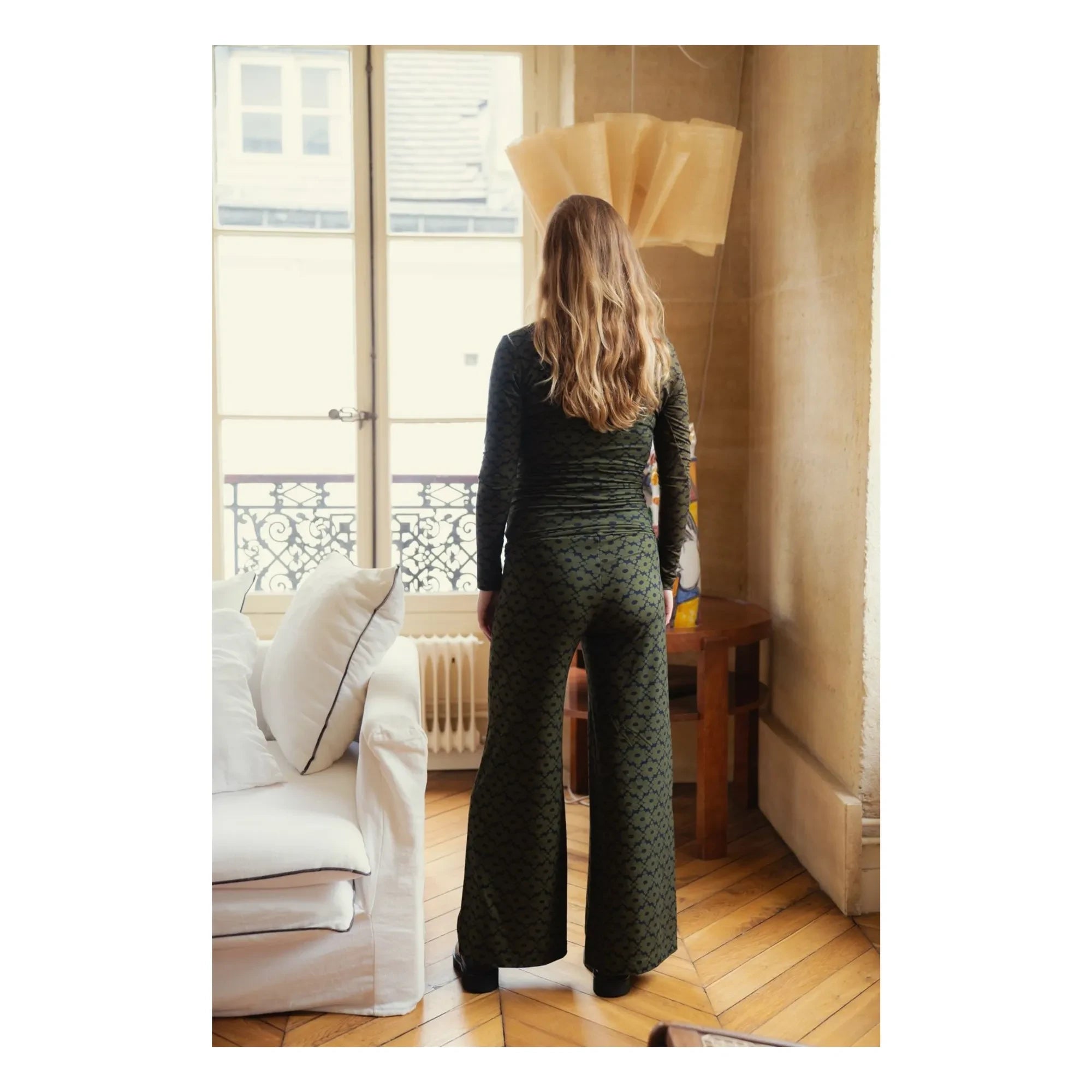 Paloma Collection - Andrea Seventies Maternity Pants | Khaki