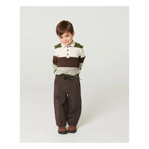 Copenhagen Colors - Organic Cotton Stretch Pants | Dark Brown