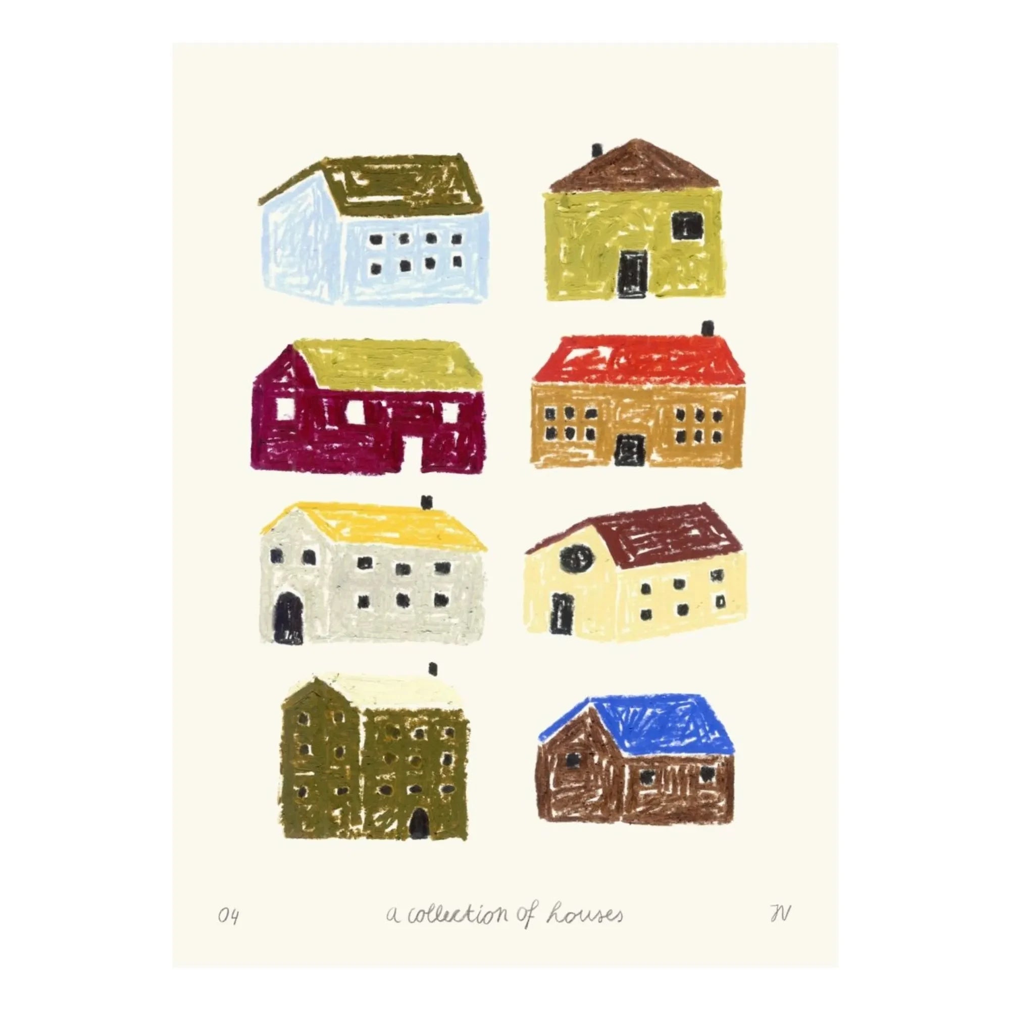Poster and Frame - Houses Collection Poster