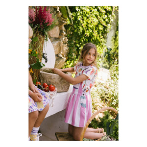 Favorite People - Amore Striped Romper Dress | Pink