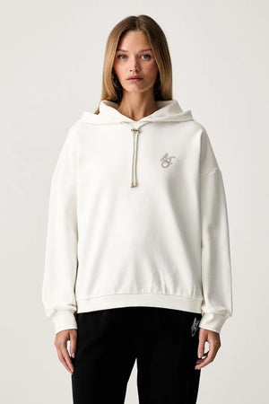 Liu Jo kapüşonlu kadın pamuklu sweatshirt