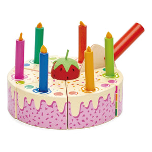 Tender Leaf Toys - Wooden Rainbow Birthday Cake
