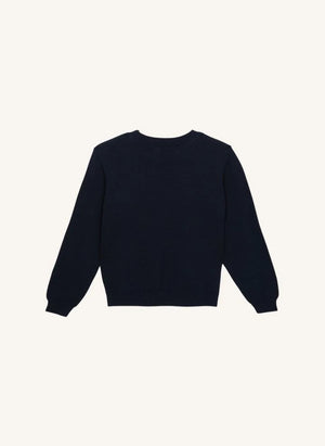 Smallable Kid - Cagnaby Organic Cotton Sweater | Navy