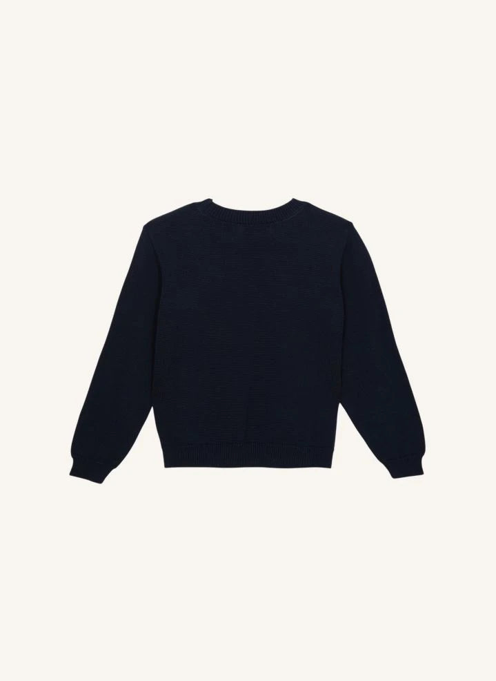 Smallable Kid - Cagnaby Organic Cotton Sweater | Navy