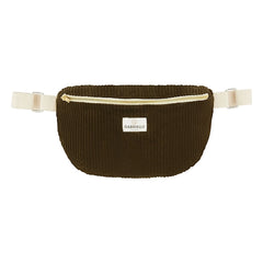 Gabrielle Paris - Children's velvet waist bag | Olive green