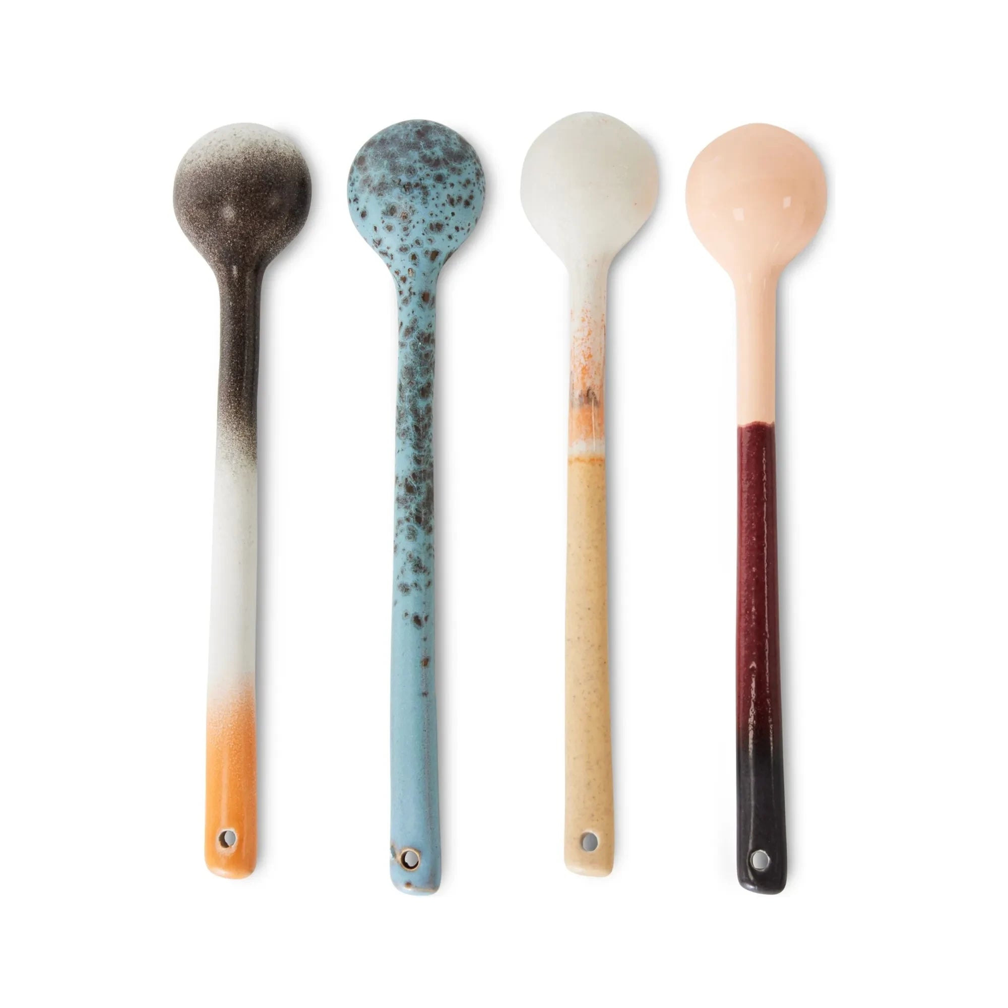 HKliving - Stone Pottery Spoons - Set of 4