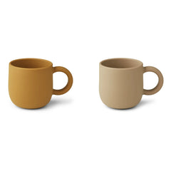 Liewood - Merce Silicone Cups - Set of 2 | Caramel