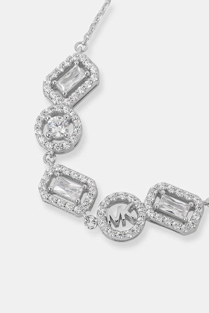 Michael Kors women's silver zirconia bracelet