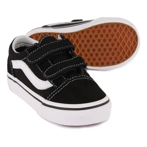 Vans - Old Skool V Velcro Sneakers | Black