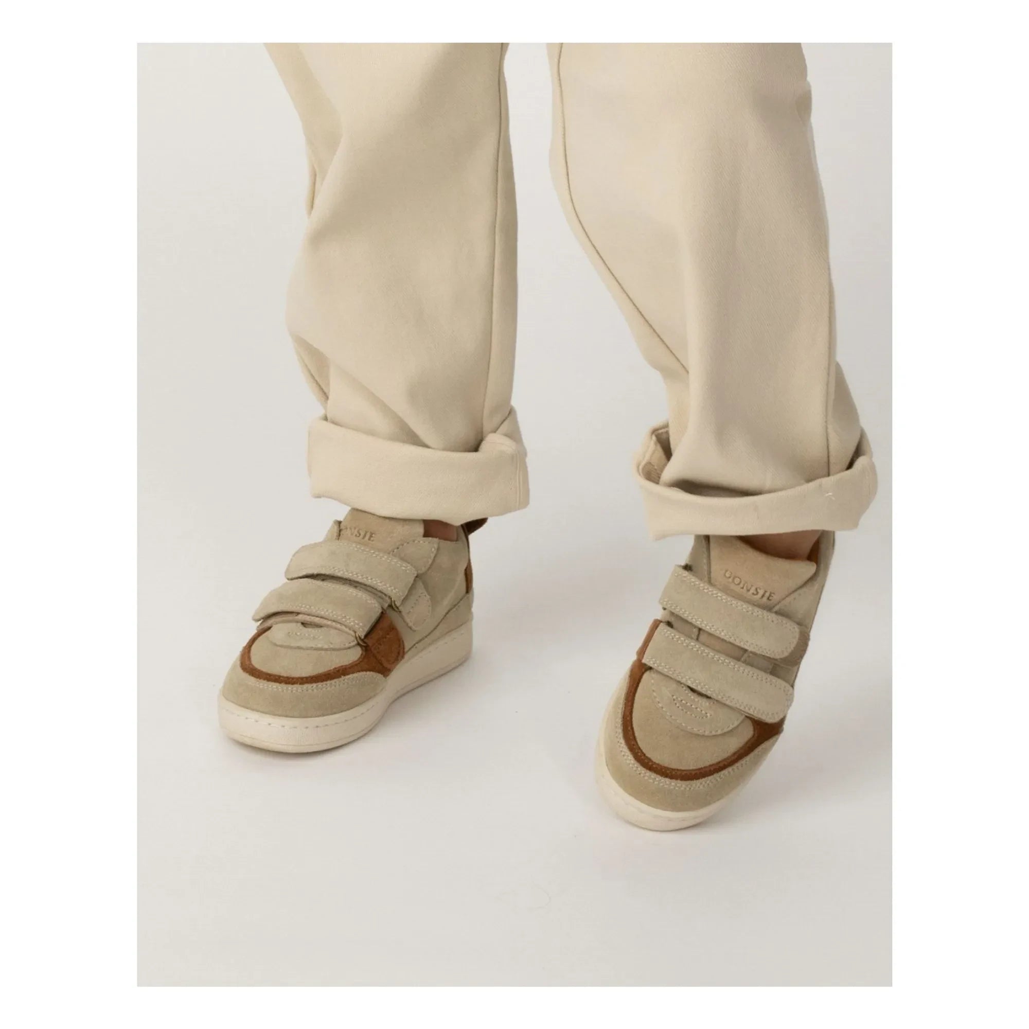 Donsje - Rinon Bear Suede Sneakers | Beige