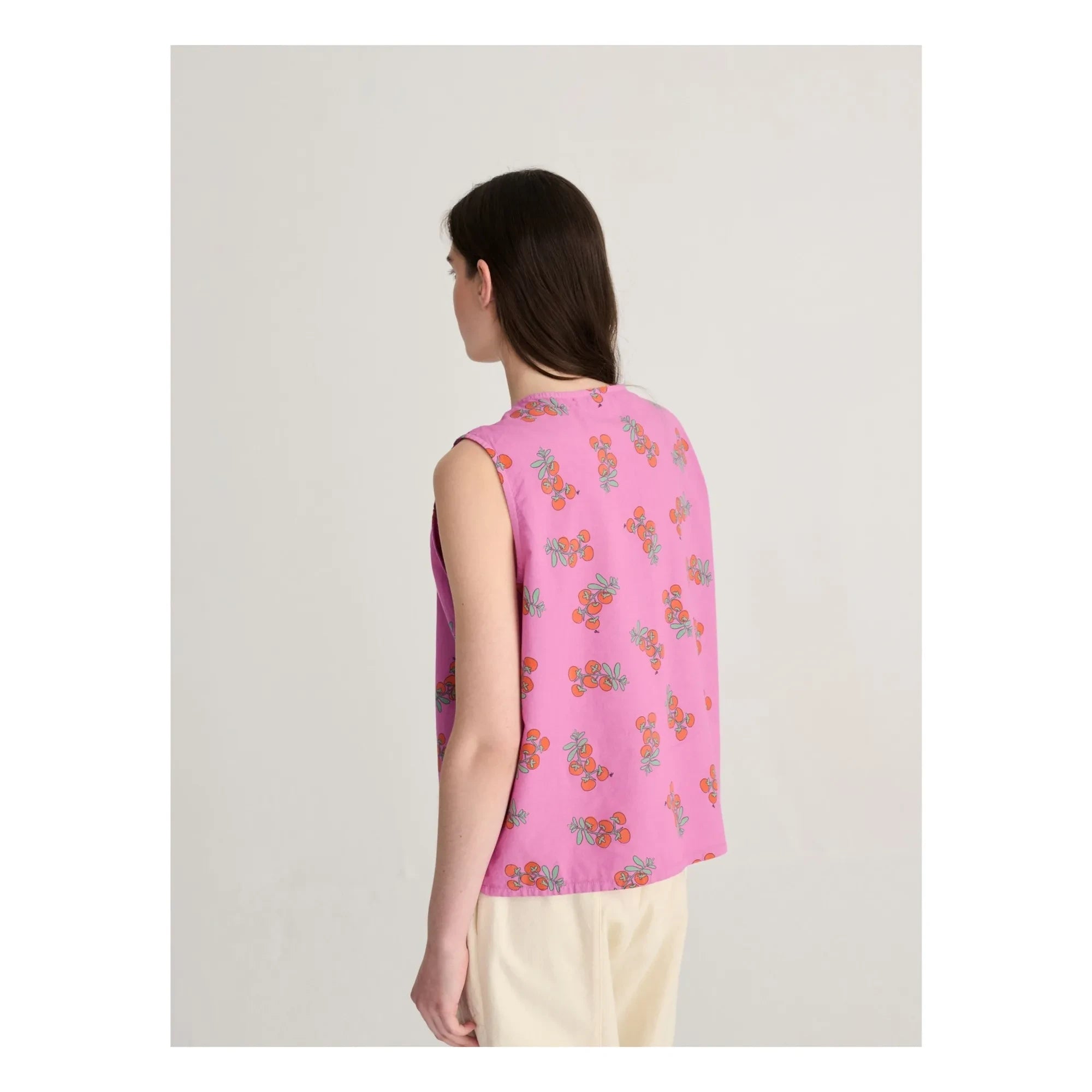 Bobo Choses - Organic Cotton Top Tomatoes Pattern | Purple
