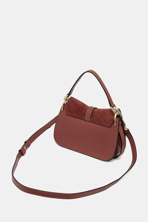 Furla kadın süet crossbody çanta