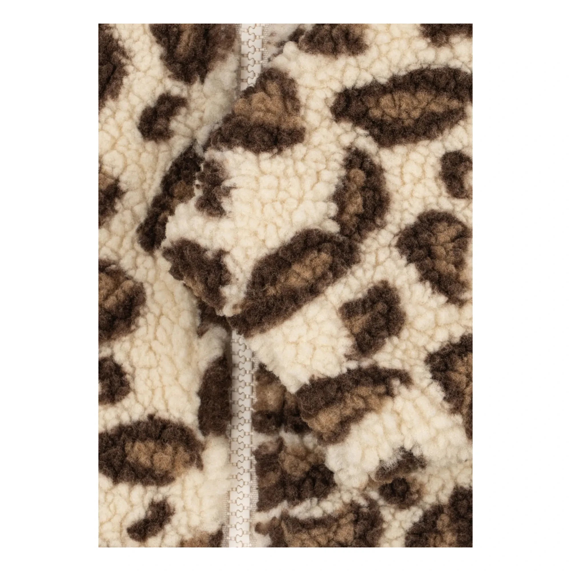 Konges Sløjd - Recycled Fiber Jody Leopard Sherpa Jacket | Beige