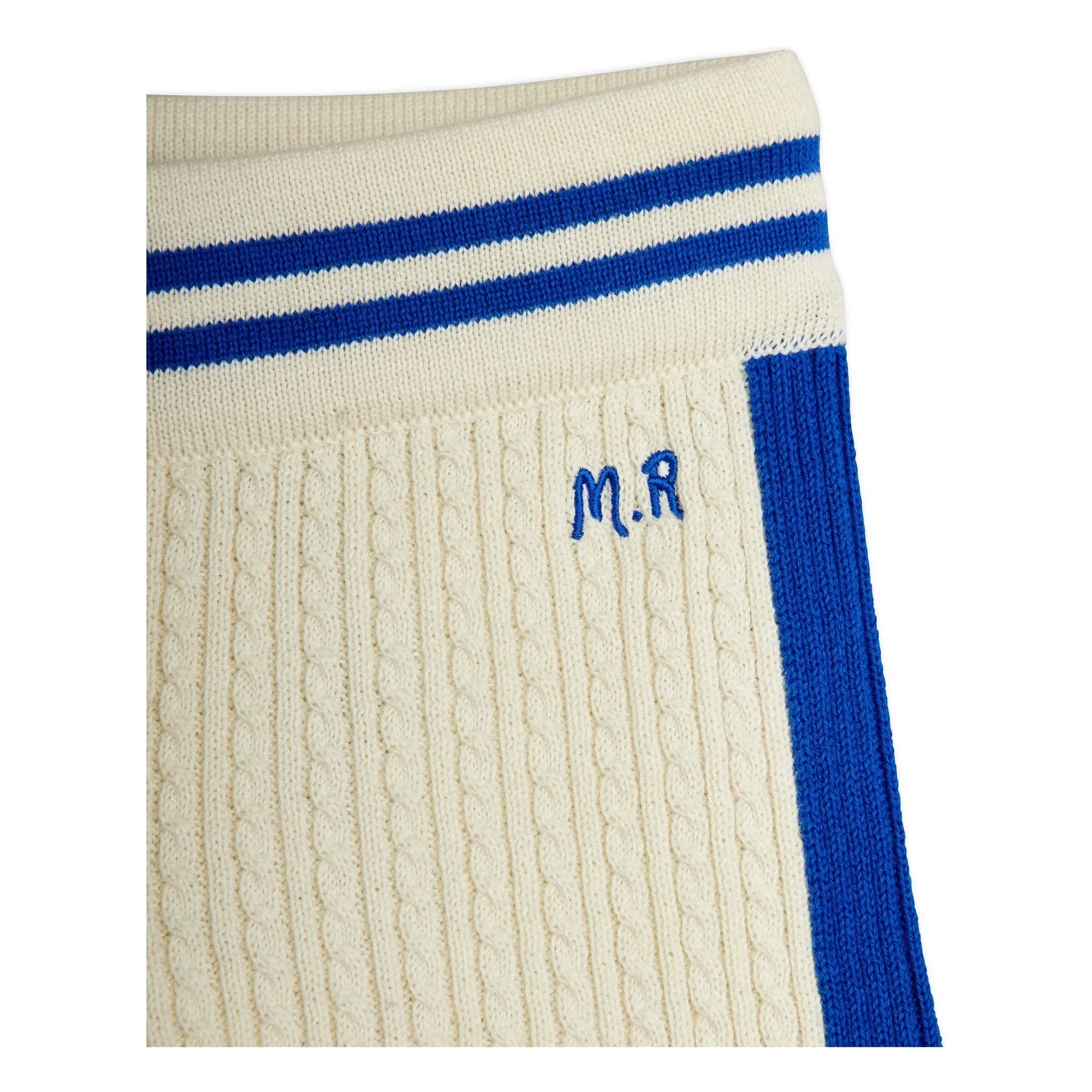 Mini Rodini - Organic Cotton Knit Shorts | Ecru