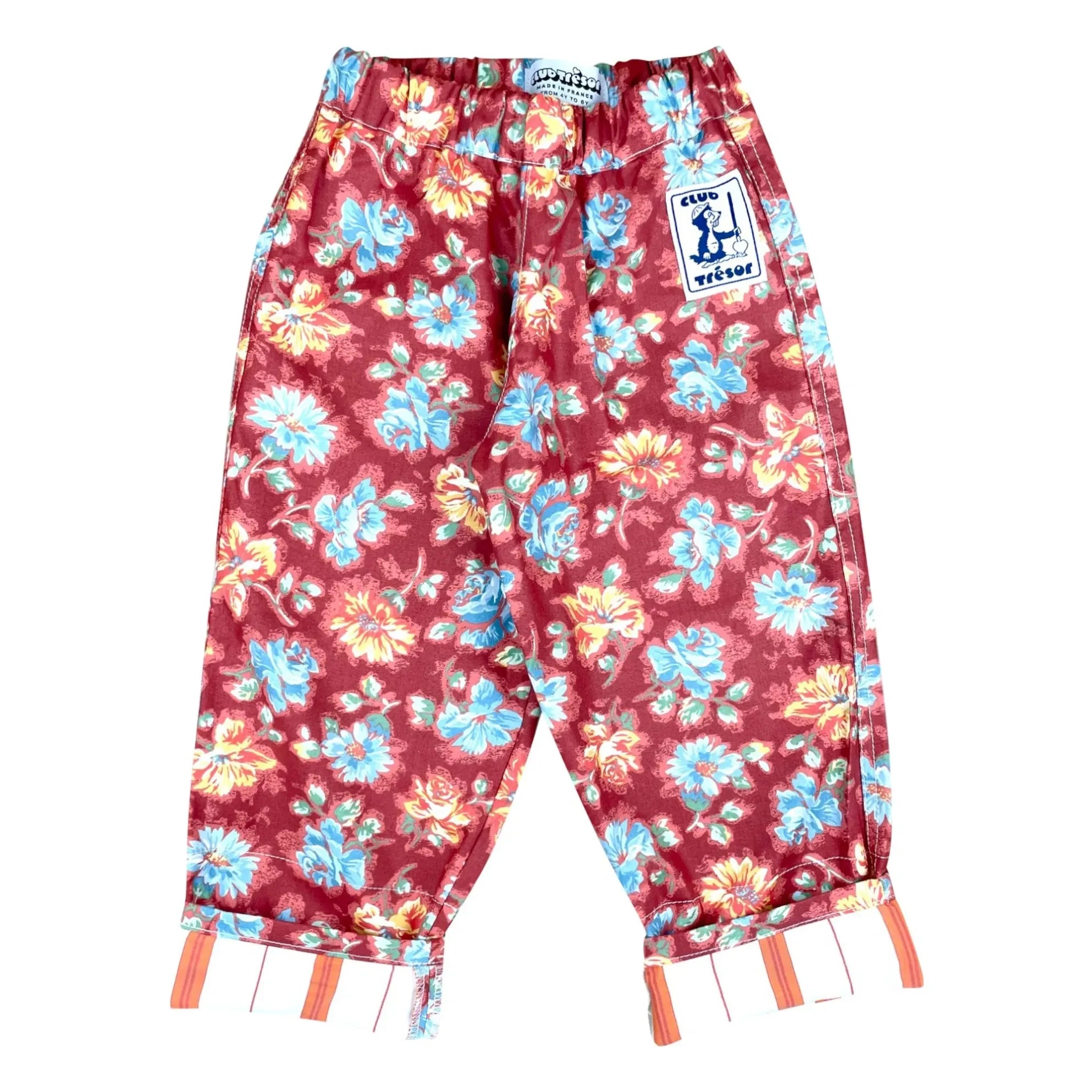 Club Trésor - Provence Blossom Convertible Pants | Burgundy