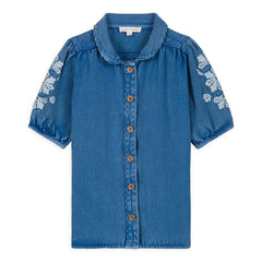 Louise Misha - Inala Organic Cotton Denim Dress | Denim