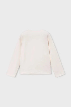 Mayoral children's cotton long-sleeve blouse